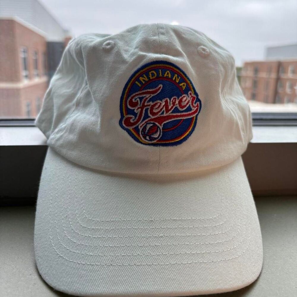 Super crazy White Indiana Fever cap